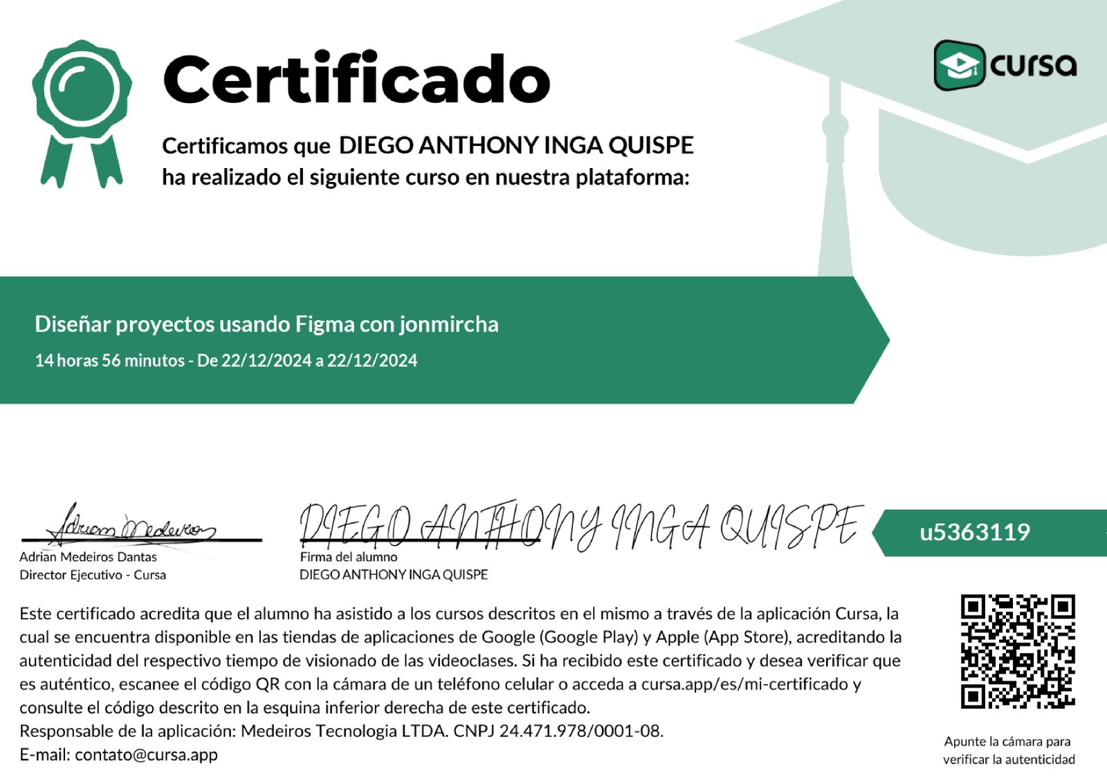 Certificado Figma